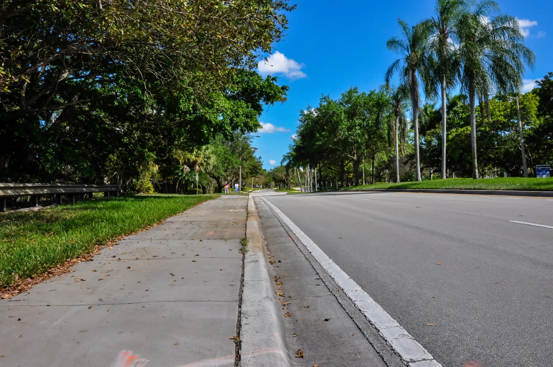 Coronavirus sidewalk quarantine empty commercial office blue sky