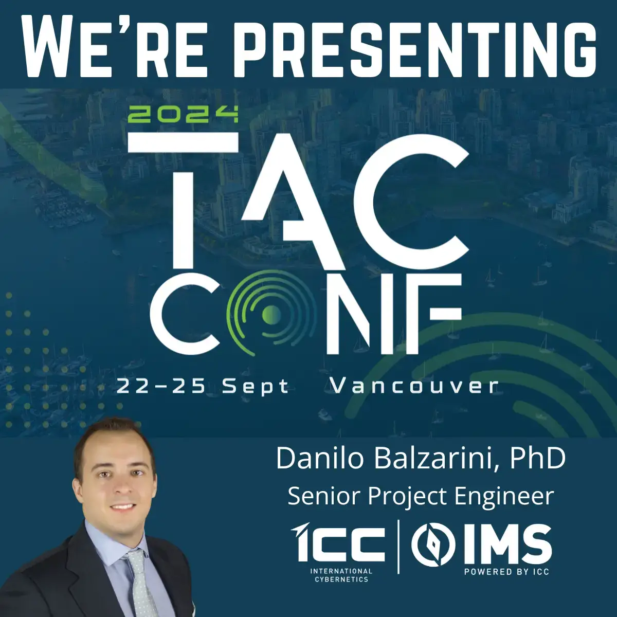 We're presenting at the TAC Conference & Exhibition in Vancouver! - ICC-IMS