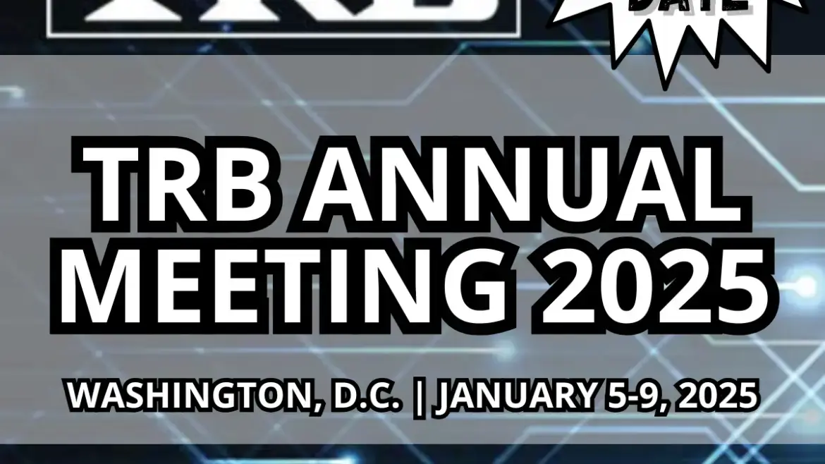 SAVE THE DATE for the TRB Annual Meeting