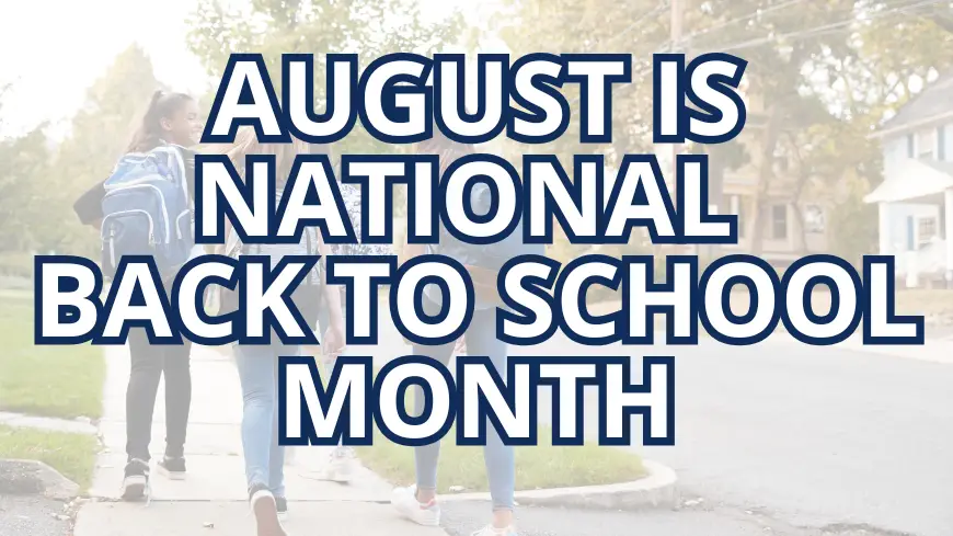August is National Back to School Month. Let’s make every walk a SafeStep!